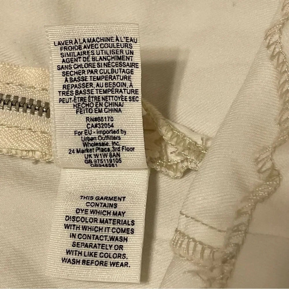 FREE‎ PEOPLE NWOT Livin It Up Pencil Skirt in White - Picture 9 of 10